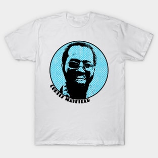 CURTIS MAYFIELD - Funk & Soul Superstar - Blue Print T-Shirt